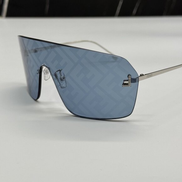 NEW FENDI FE4121US 16V BLUE SUNGLASSES WOMEN FENDI - Picture 5 of 10